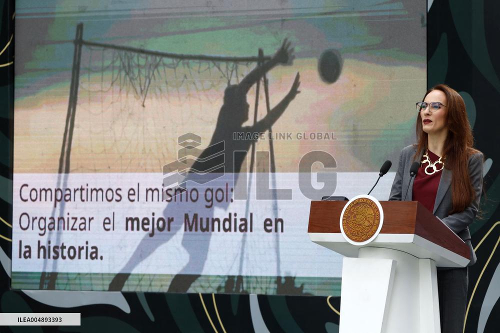 Mexico’s President Sheinbaum Pardo presents 2026 FIFA World Cup - Mexico