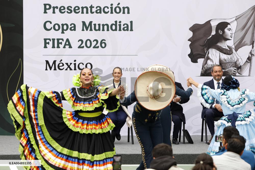 Mexico’s President Sheinbaum Pardo presents 2026 FIFA World Cup - Mexico
