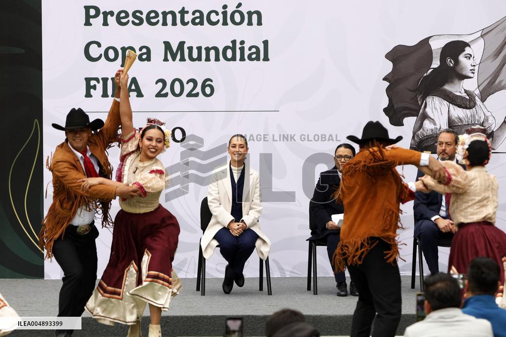 Mexico’s President Sheinbaum Pardo presents 2026 FIFA World Cup - Mexico