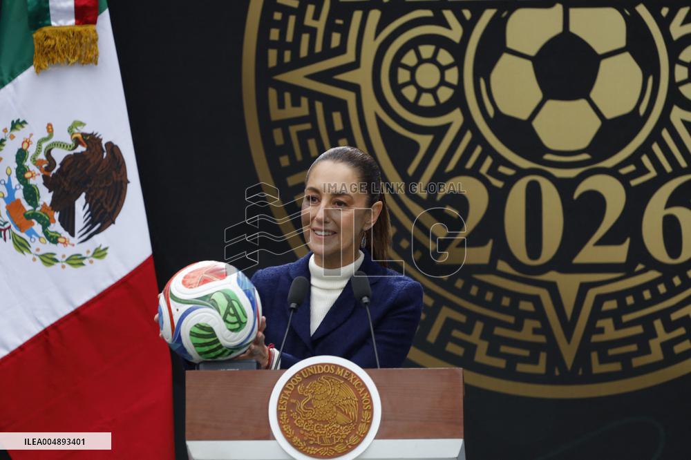 Mexico’s President Sheinbaum Pardo presents 2026 FIFA World Cup - Mexico