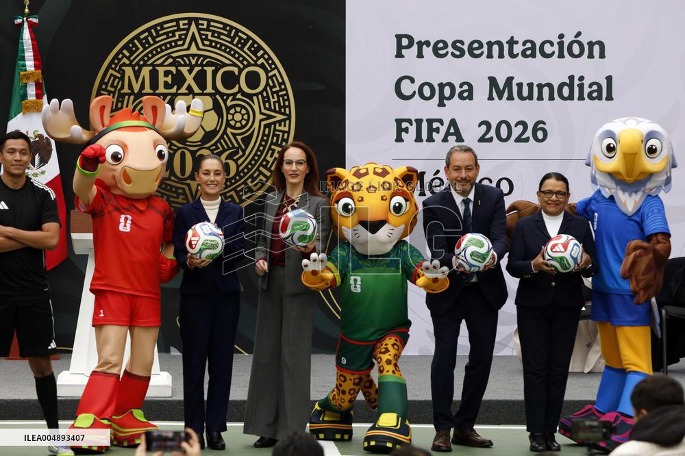 Mexico’s President Sheinbaum Pardo presents 2026 FIFA World Cup - Mexico