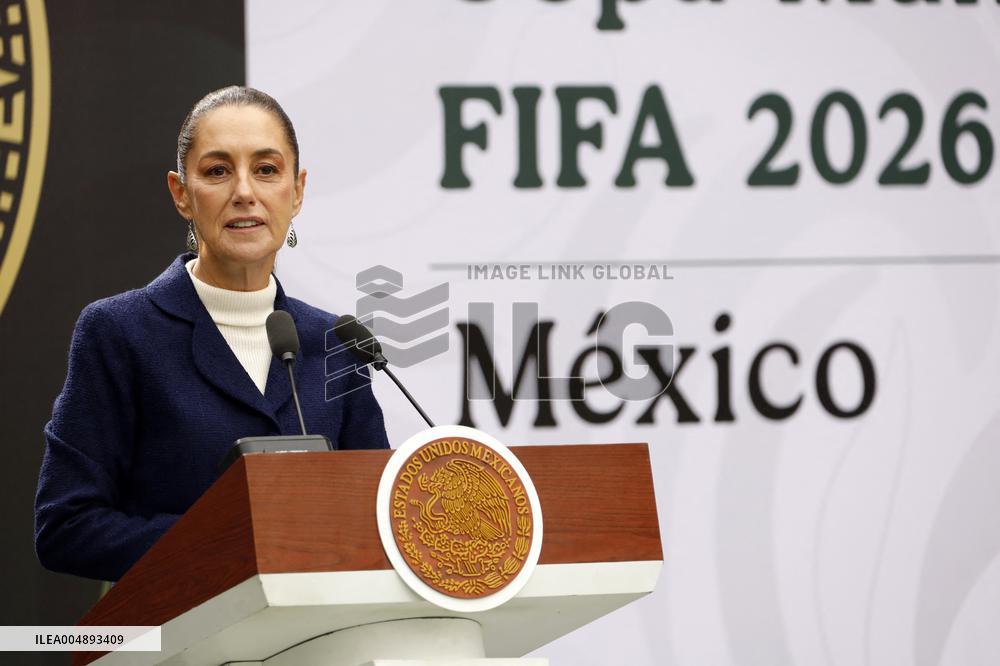 Mexico’s President Sheinbaum Pardo presents 2026 FIFA World Cup - Mexico