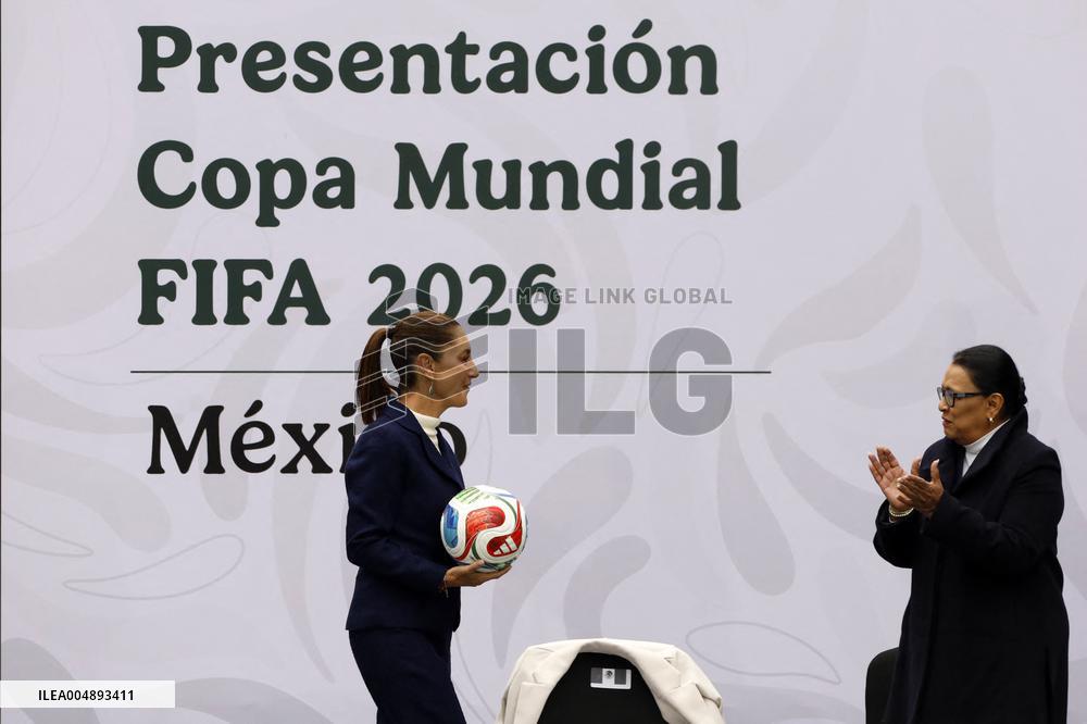 Mexico’s President Sheinbaum Pardo presents 2026 FIFA World Cup - Mexico