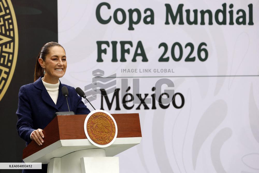 Mexico’s President Sheinbaum Pardo presents 2026 FIFA World Cup - Mexico