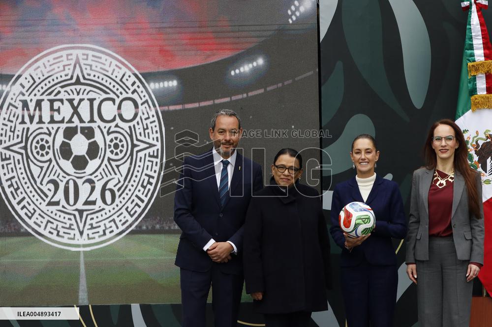 Mexico’s President Sheinbaum Pardo presents 2026 FIFA World Cup - Mexico