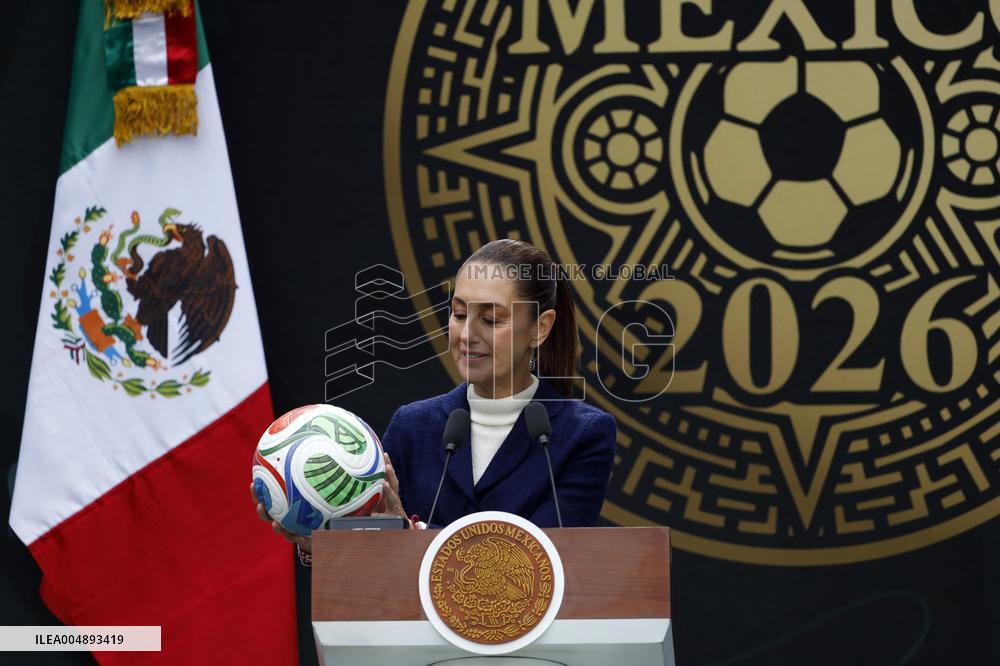 Mexico’s President Sheinbaum Pardo presents 2026 FIFA World Cup - Mexico