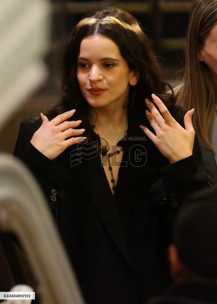 Rosalía and David Broncano on the program La Revuelta - Madrid