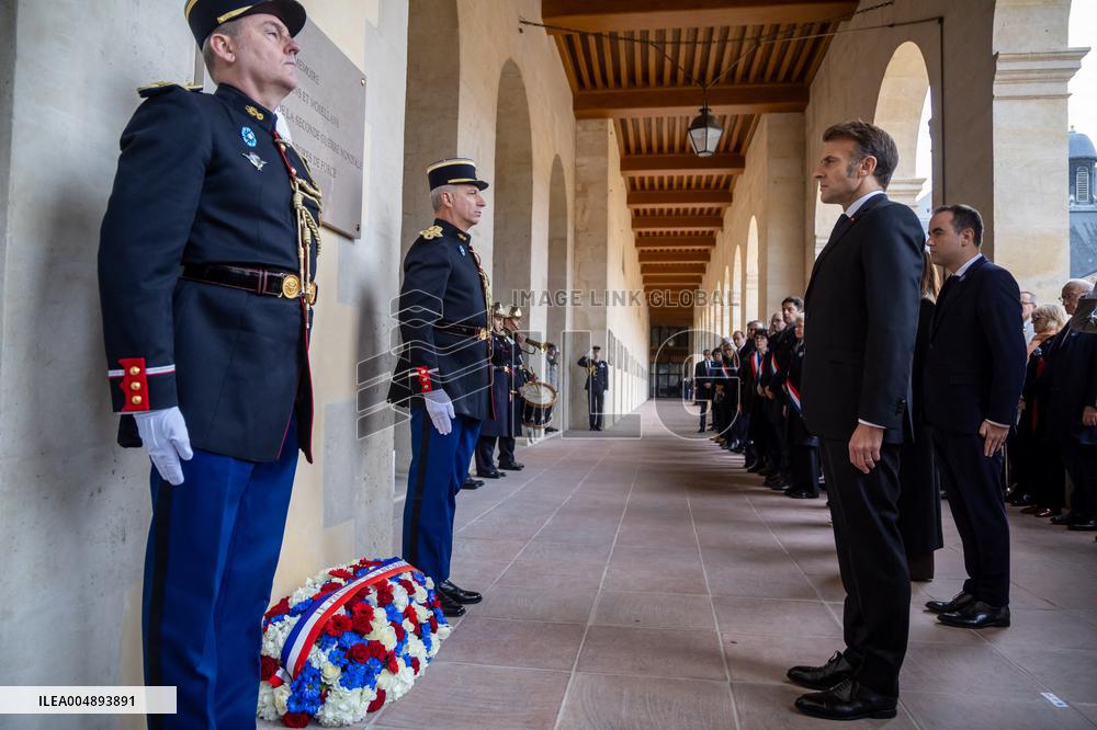 Armistice Day tribute marking the 107th anniversary in Paris