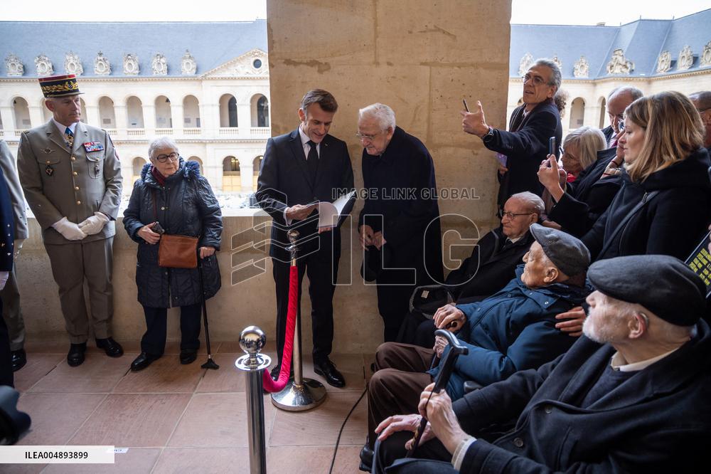 Armistice Day tribute marking the 107th anniversary in Paris