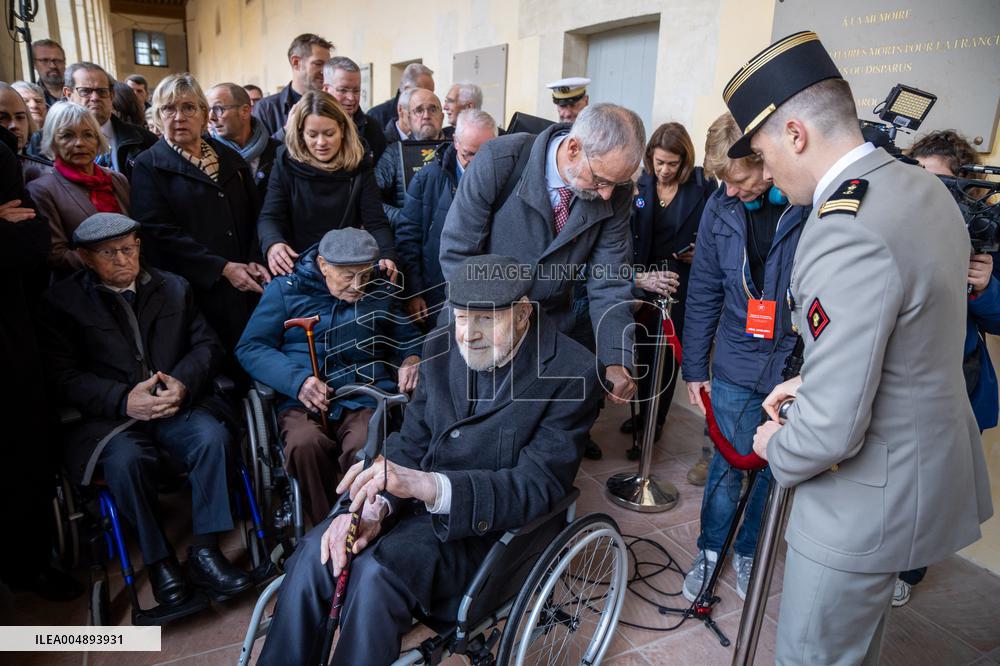 Armistice Day tribute marking the 107th anniversary in Paris