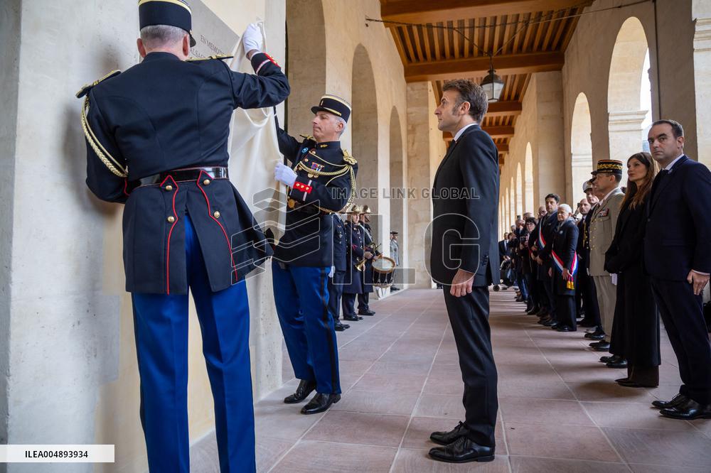 Armistice Day tribute marking the 107th anniversary in Paris