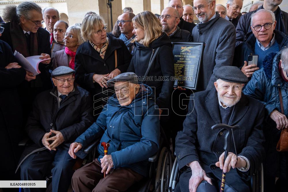 Armistice Day tribute marking the 107th anniversary in Paris