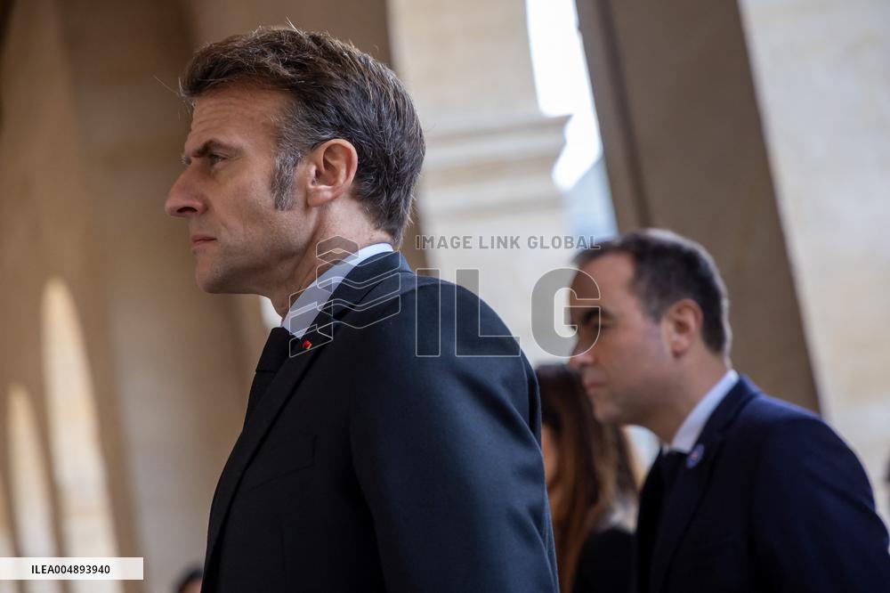 Armistice Day tribute marking the 107th anniversary in Paris