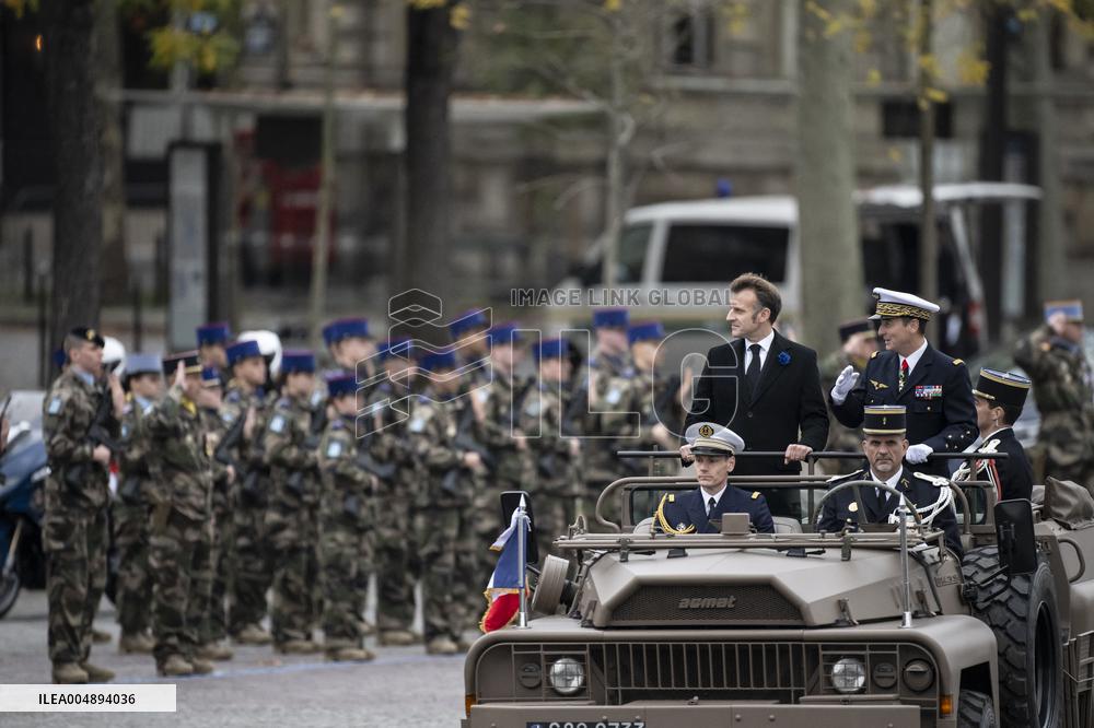 Commemoration of the 107th anniversary of the 11 November 1918 -  Paris