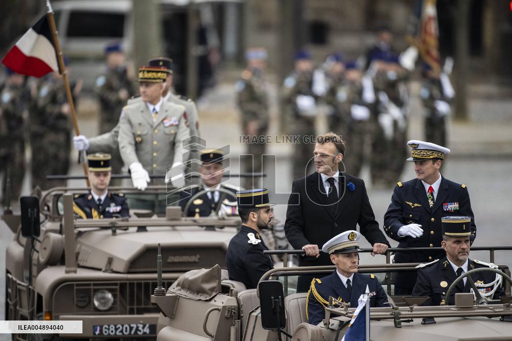 Commemoration of the 107th anniversary of the 11 November 1918 -  Paris