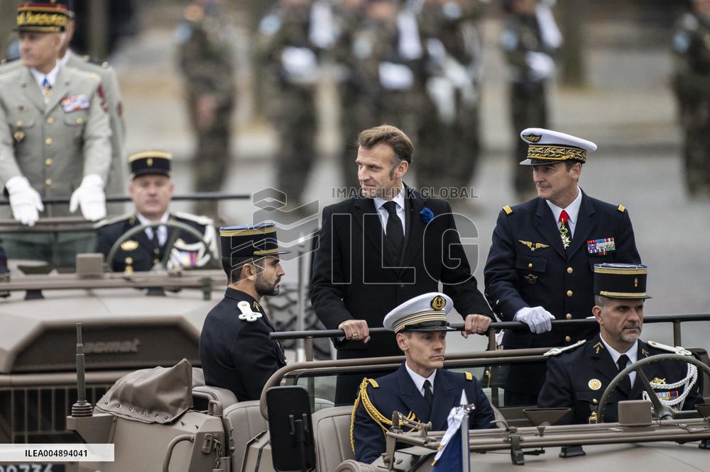 Commemoration of the 107th anniversary of the 11 November 1918 -  Paris