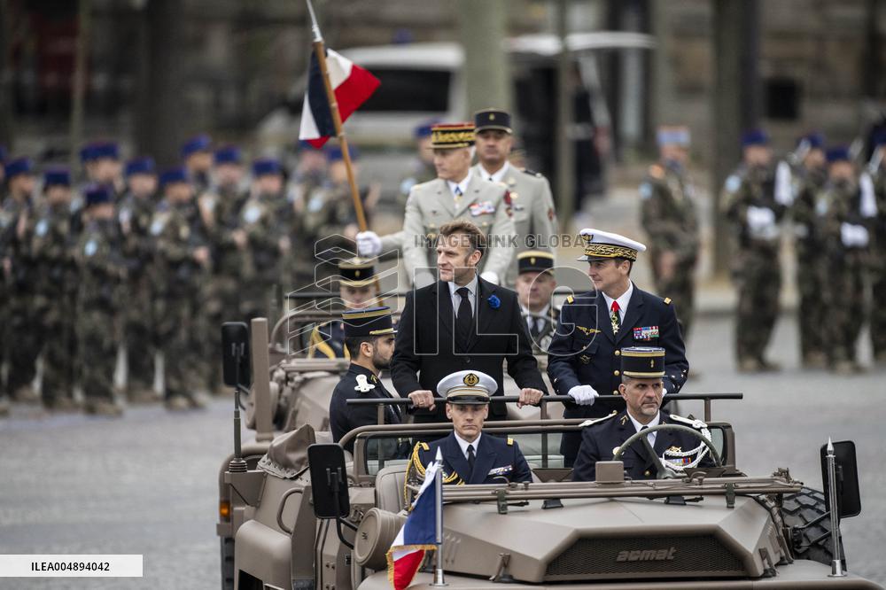 Commemoration of the 107th anniversary of the 11 November 1918 -  Paris