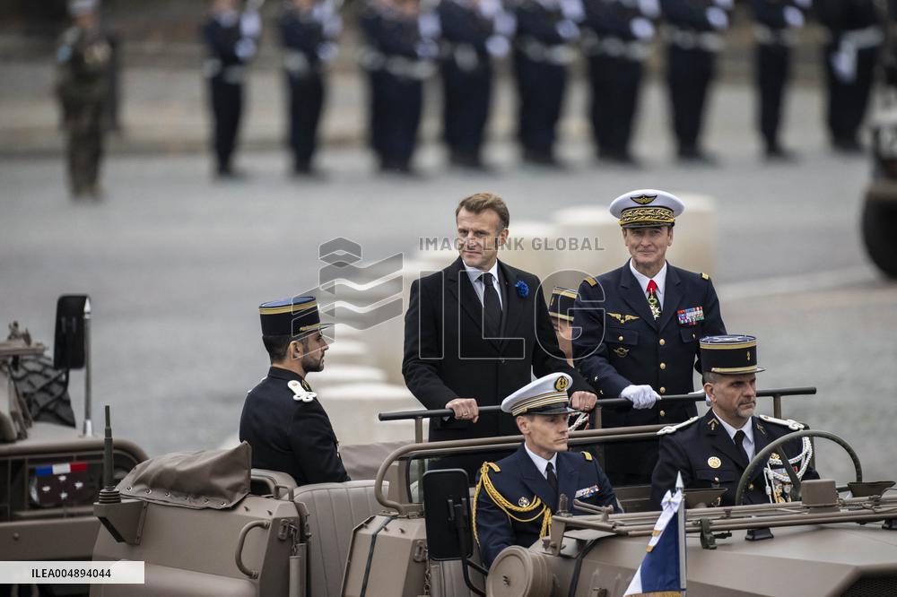 Commemoration of the 107th anniversary of the 11 November 1918 -  Paris