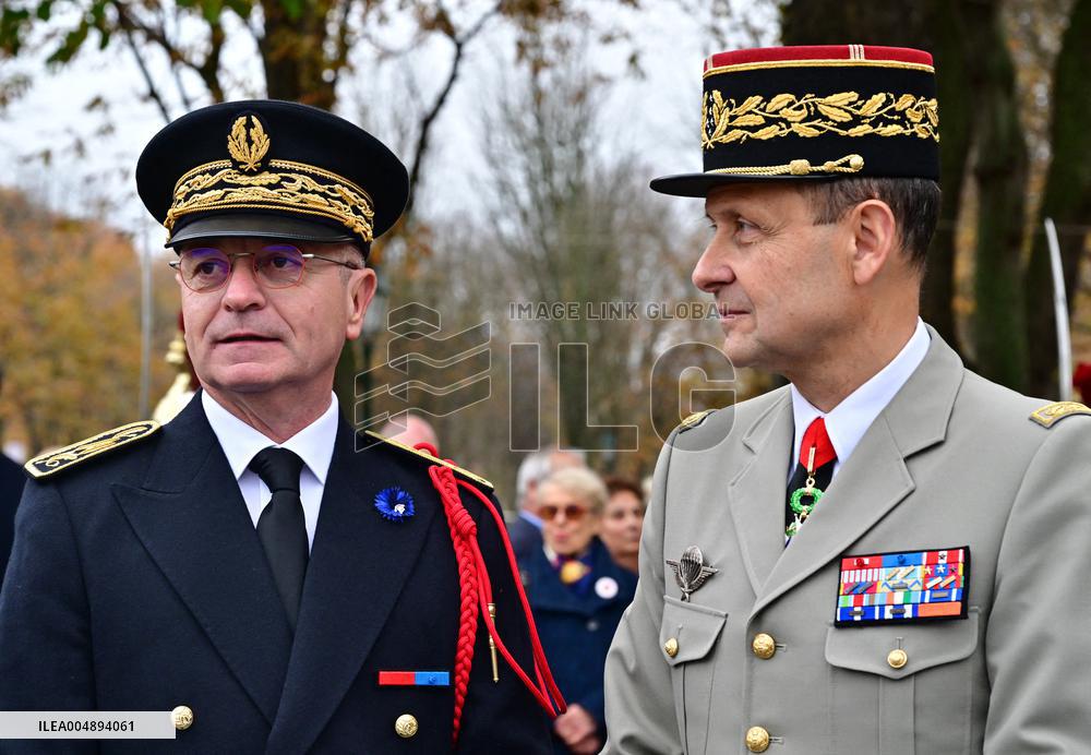 Commemoration of the 107th anniversary of the 11 November 1918 -  Paris