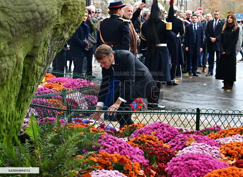 Commemoration of the 107th anniversary of the 11 November 1918 -  Paris