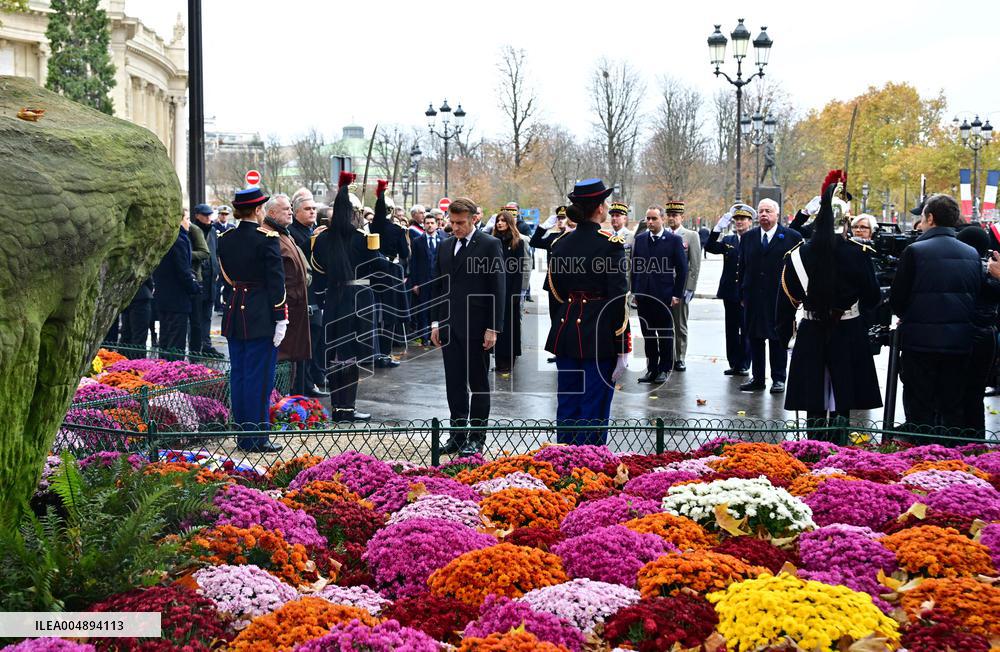 Commemoration of the 107th anniversary of the 11 November 1918 -  Paris