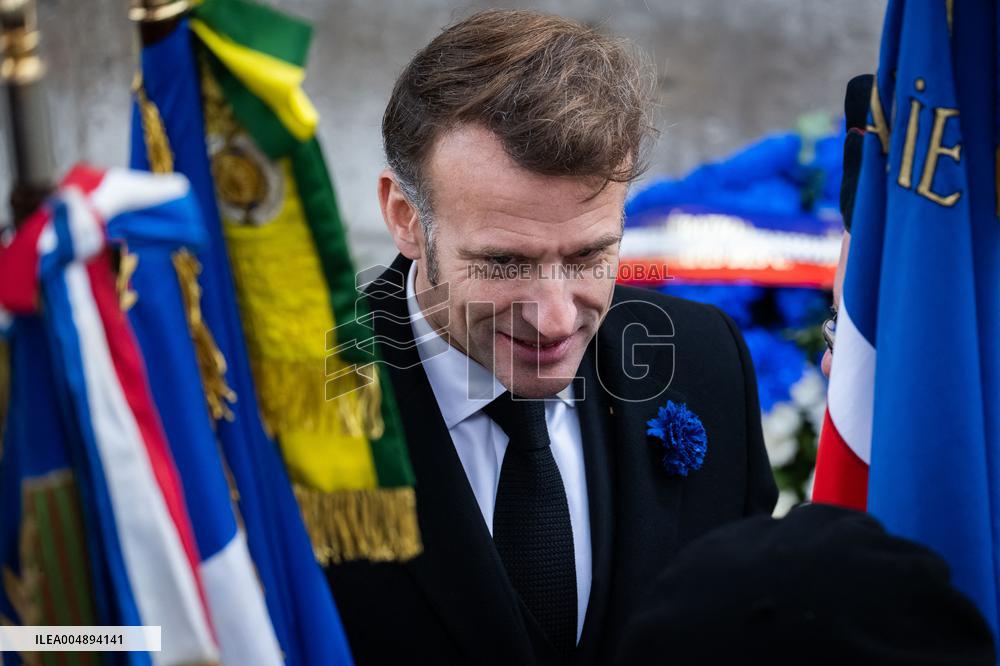 Commemoration of the 107th anniversary of the 11 November 1918 -  Paris