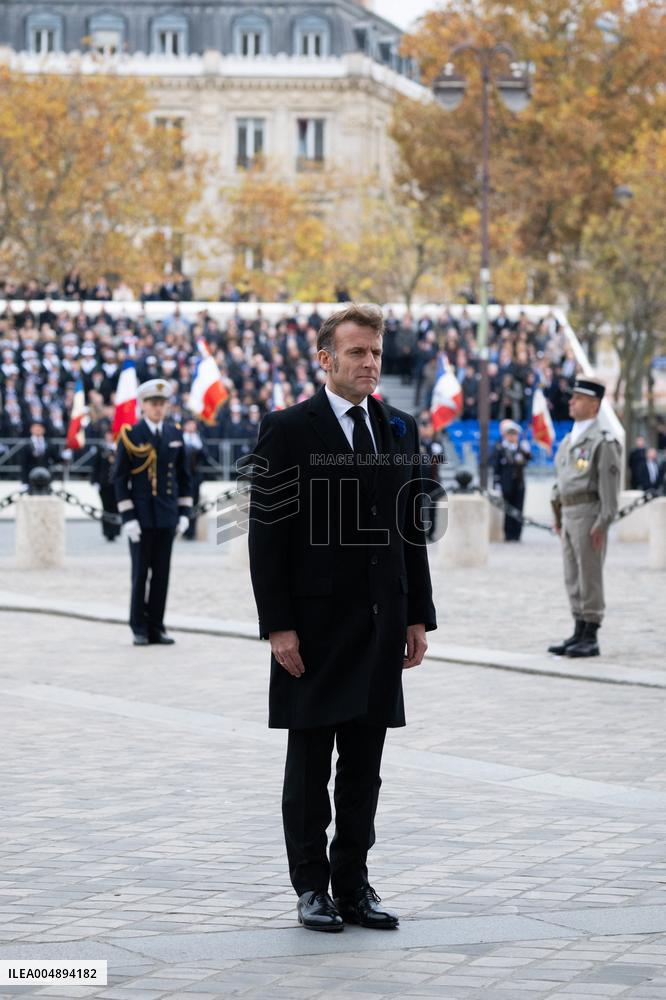 Commemoration of the 107th anniversary of the 11 November 1918 -  Paris