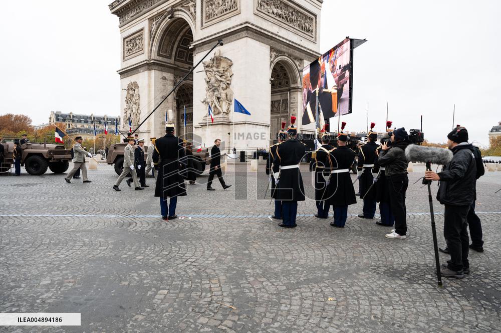 Commemoration of the 107th anniversary of the 11 November 1918 -  Paris