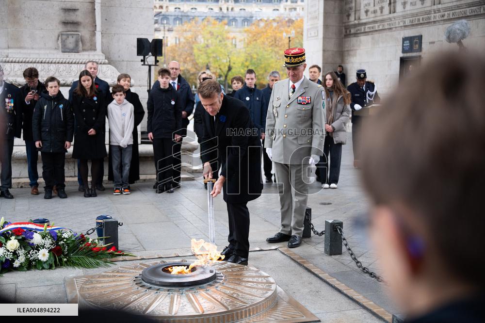 Commemoration of the 107th anniversary of the 11 November 1918 -  Paris
