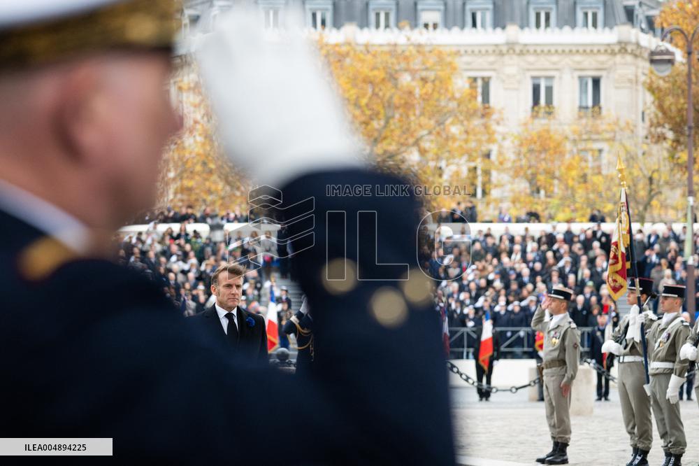 Commemoration of the 107th anniversary of the 11 November 1918 -  Paris