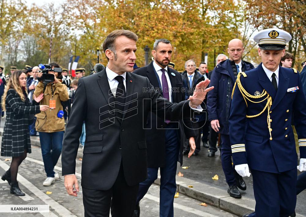 Commemoration of the 107th anniversary of the 11 November 1918 -  Paris