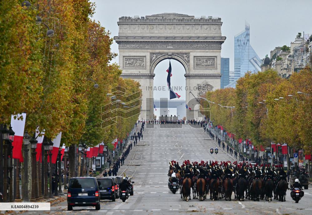 Commemoration of the 107th anniversary of the 11 November 1918 -  Paris