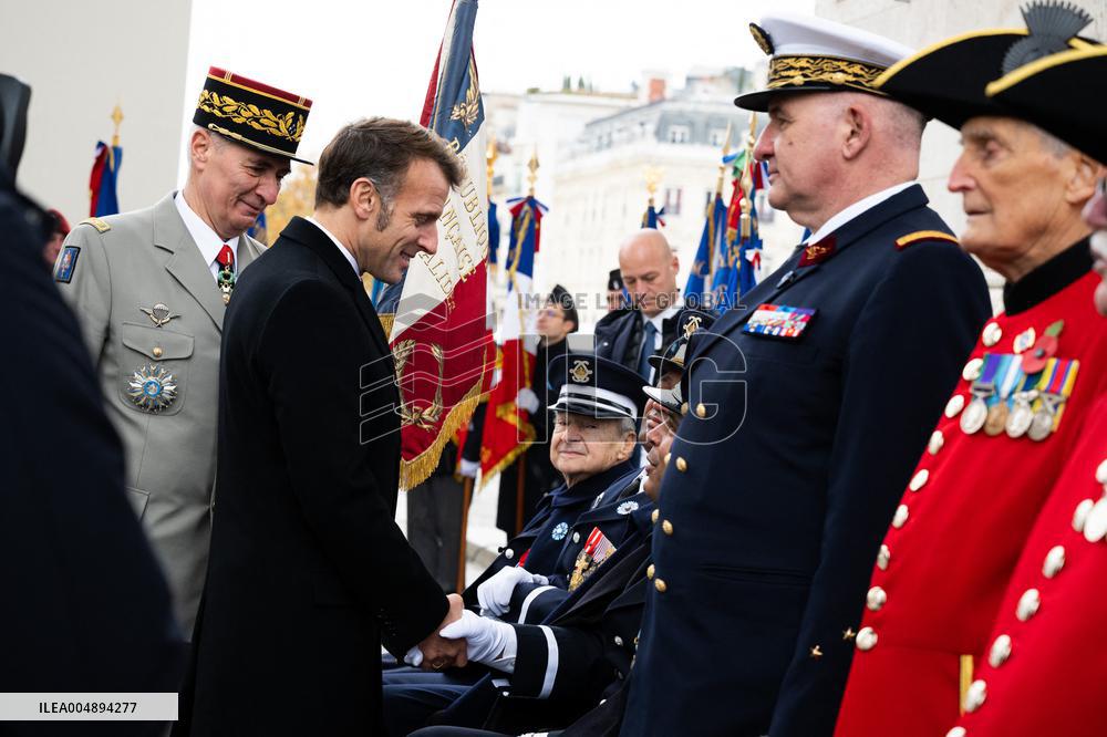 Commemoration of the 107th anniversary of the 11 November 1918 -  Paris