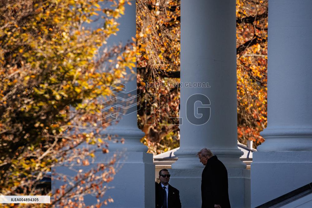 DC: President Trump Pays Respects on Veterans Day