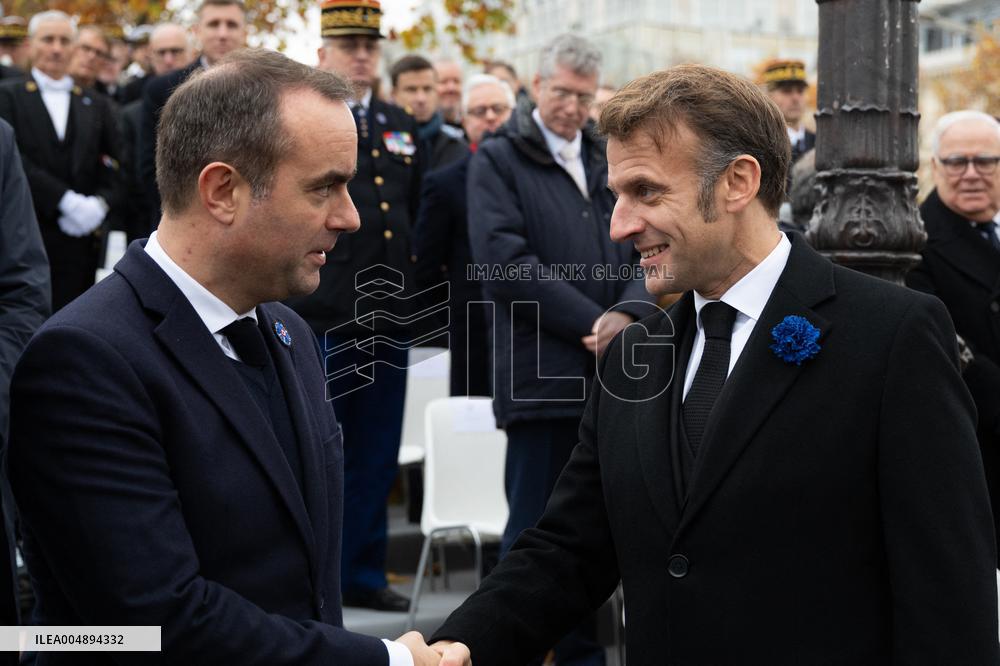 Commemoration of the 107th anniversary of the 11 November 1918 -  Paris