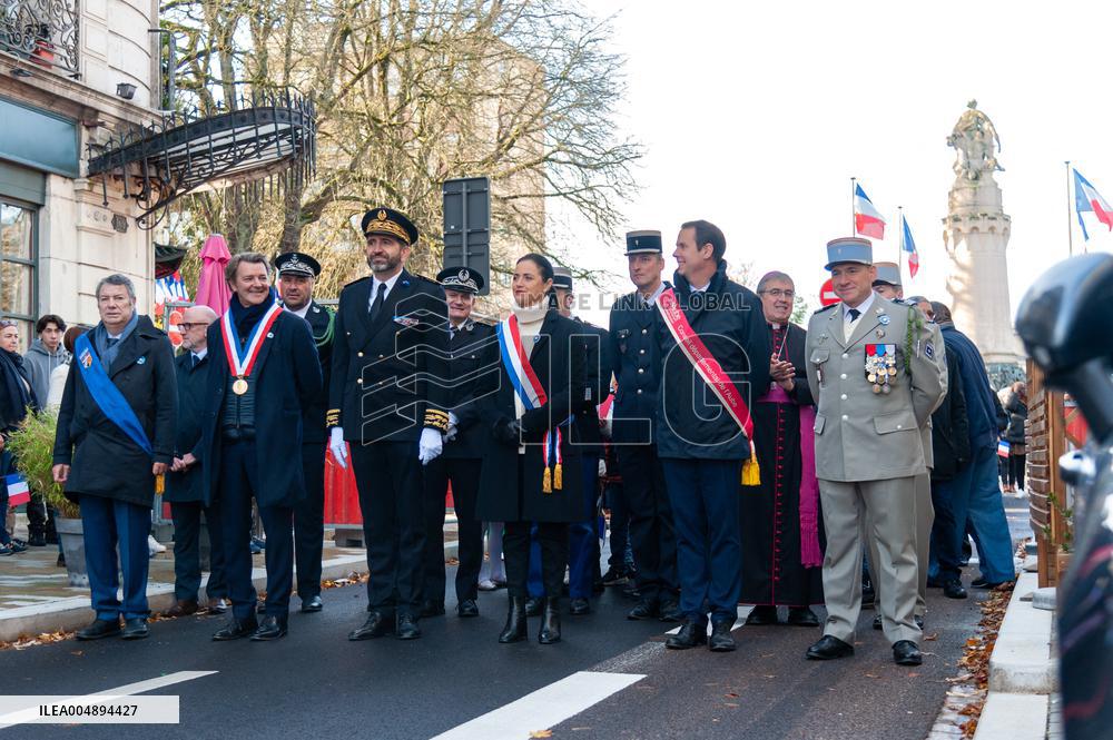 Commemoration of the 107th anniversary of the 11 November 1918 -  Troyes