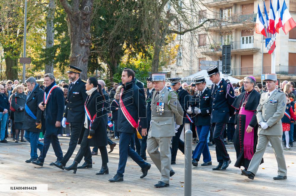Commemoration of the 107th anniversary of the 11 November 1918 -  Troyes