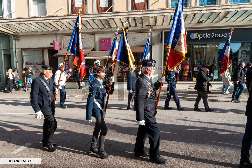 Commemoration of the 107th anniversary of the 11 November 1918 -  Troyes