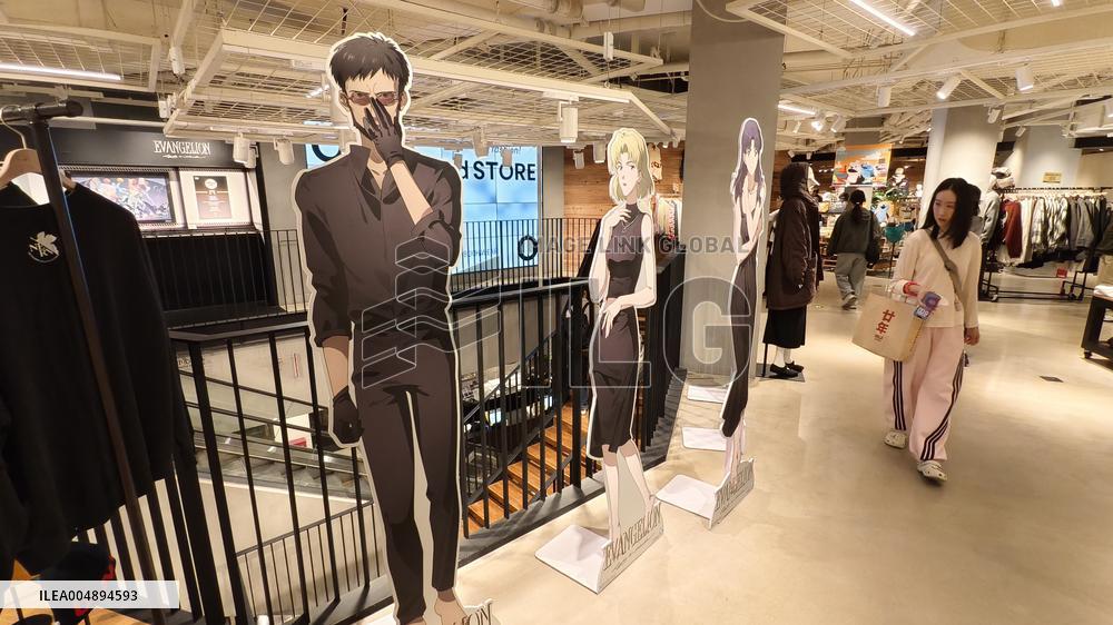 Japanese Classic Anime Evangelion 30th Anniversary Celebration Pop up Spaces in Shanghai