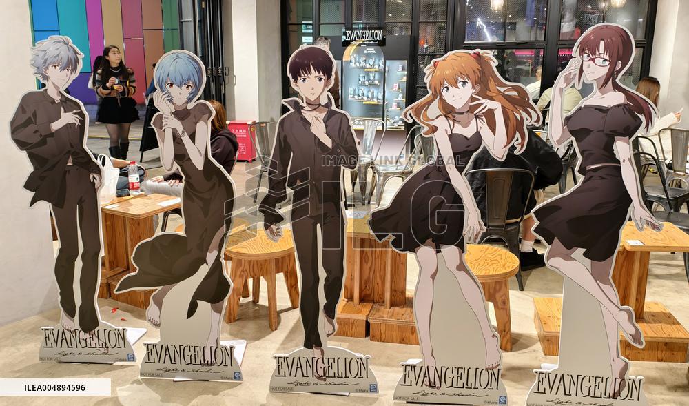 Japanese Classic Anime Evangelion 30th Anniversary Celebration Pop up Spaces in Shanghai