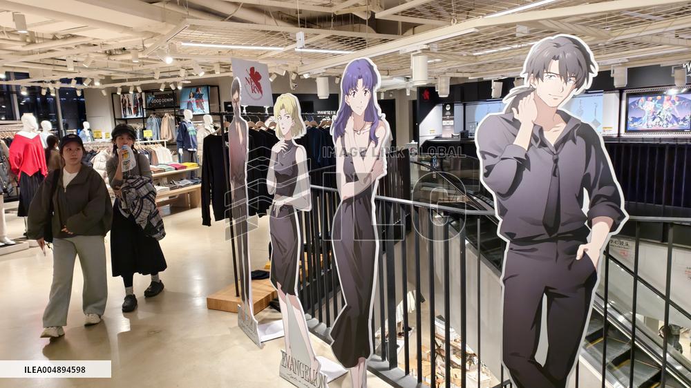 Japanese Classic Anime Evangelion 30th Anniversary Celebration Pop up Spaces in Shanghai