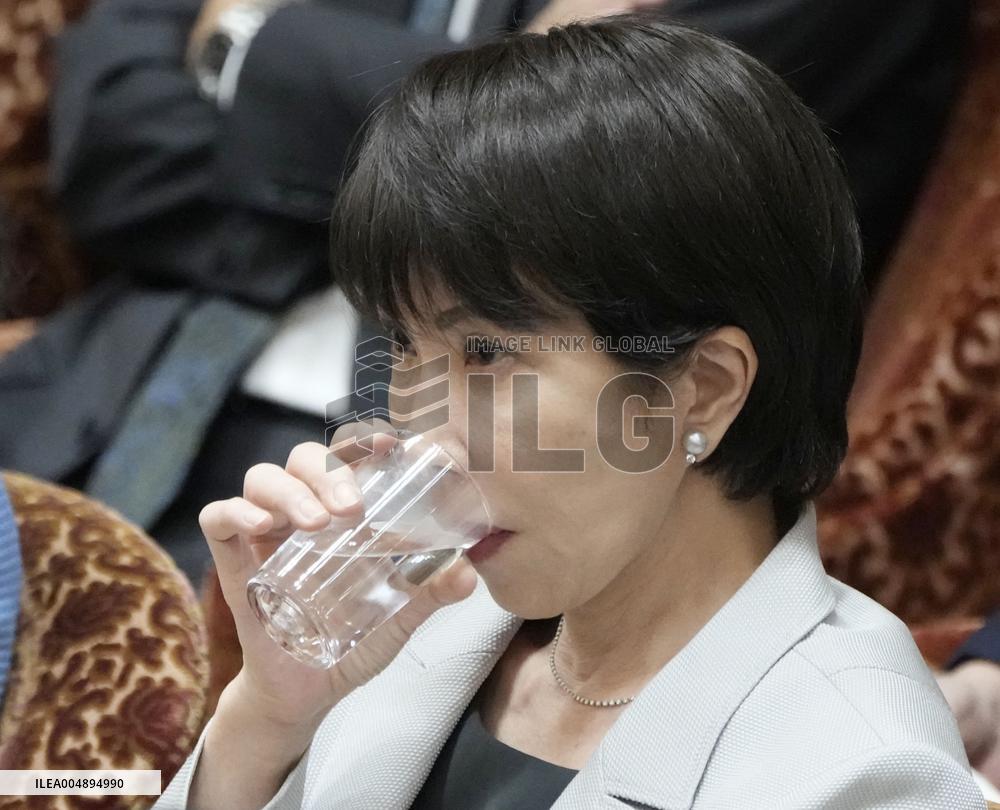 Japan PM Takaichi in parliament