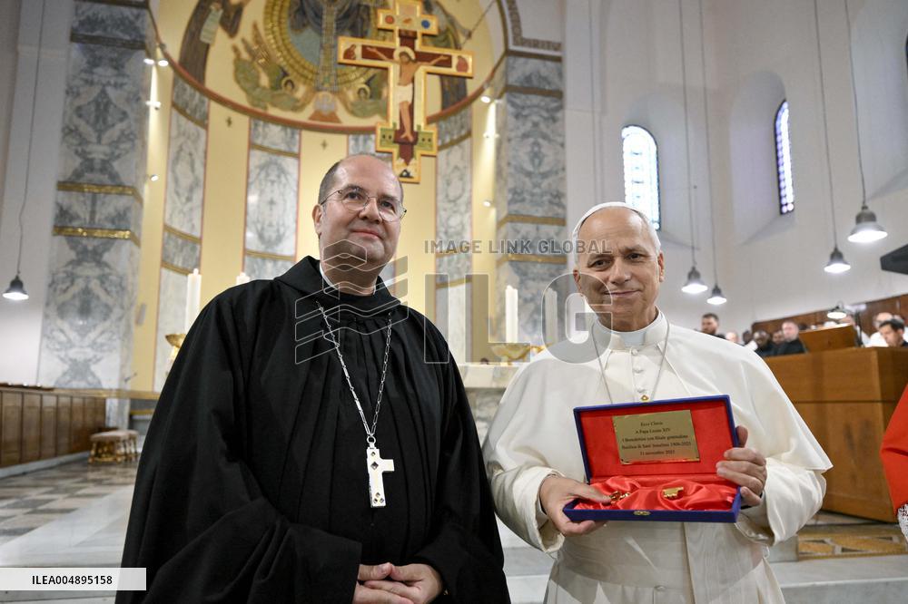 The Pope Leads Mass at the Church of Sant Anselmo - Rome