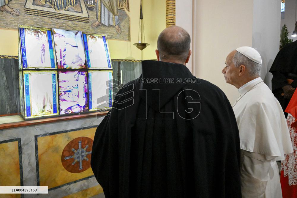 The Pope Leads Mass at the Church of Sant Anselmo - Rome