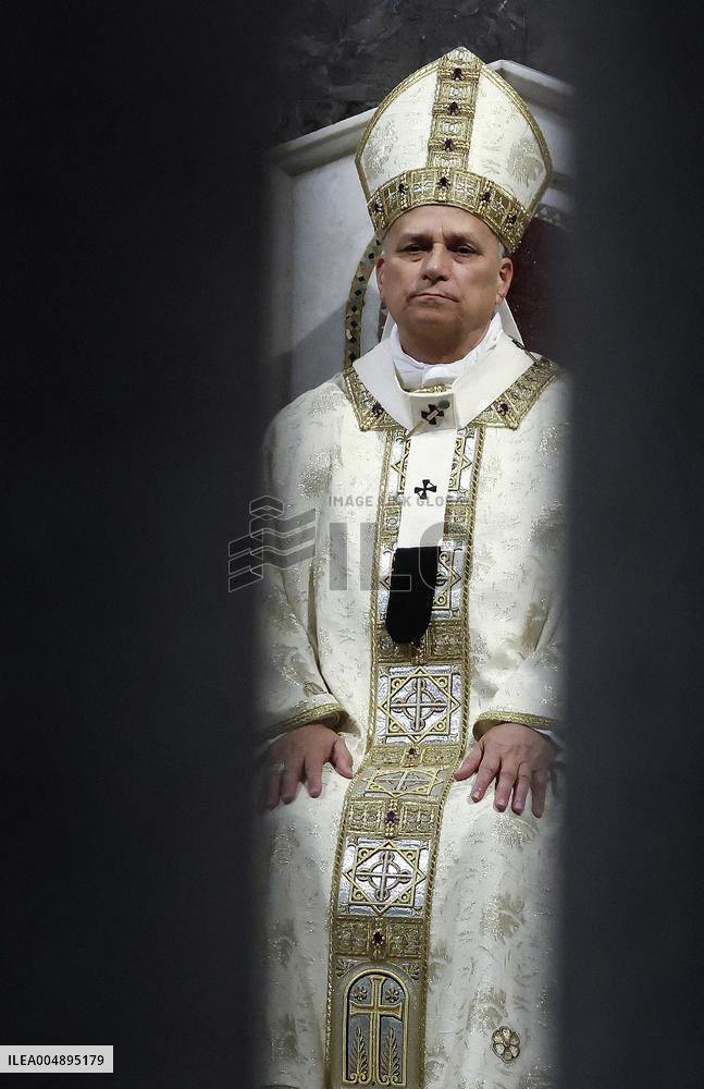 The Pope Leads Mass at the Church of Sant Anselmo - Rome