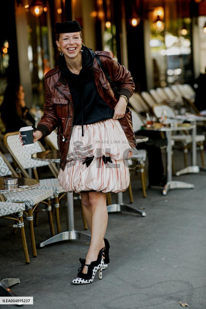 PFW - Mugler Street Style