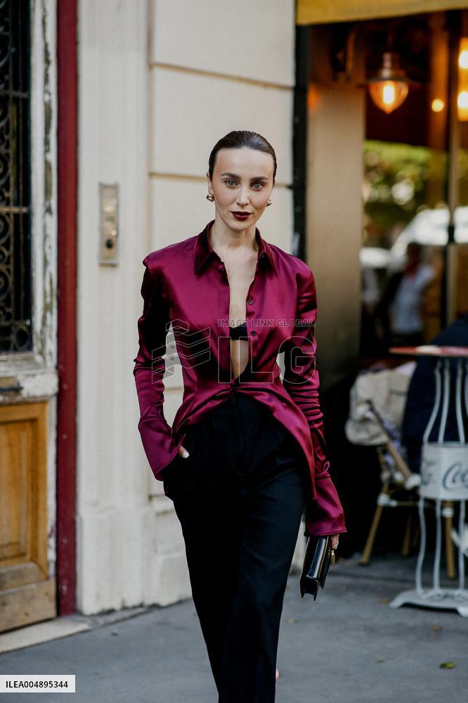PFW - Mugler Street Style