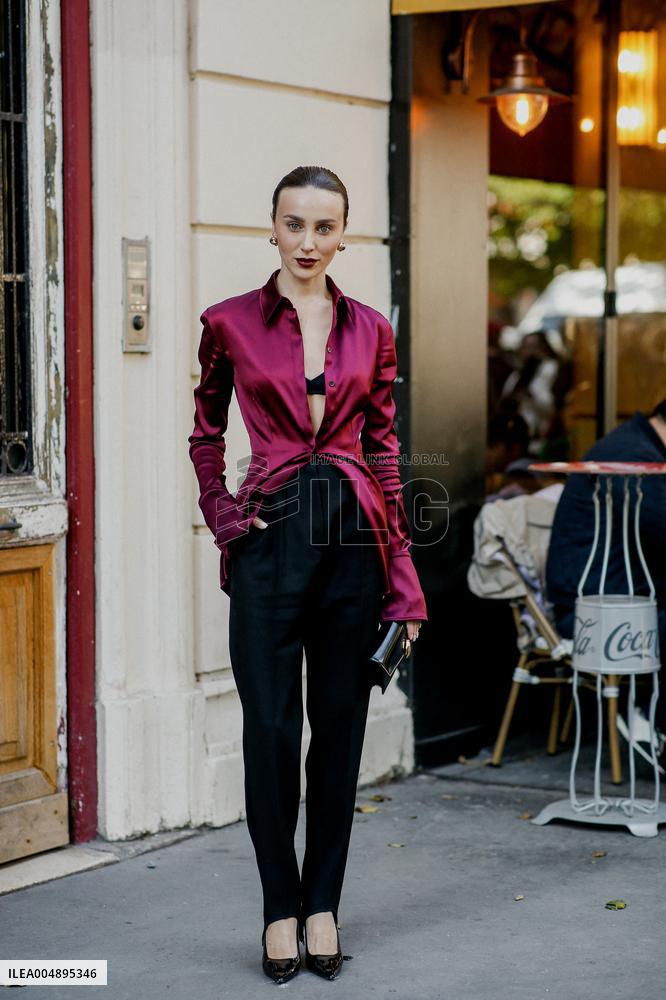 PFW - Mugler Street Style