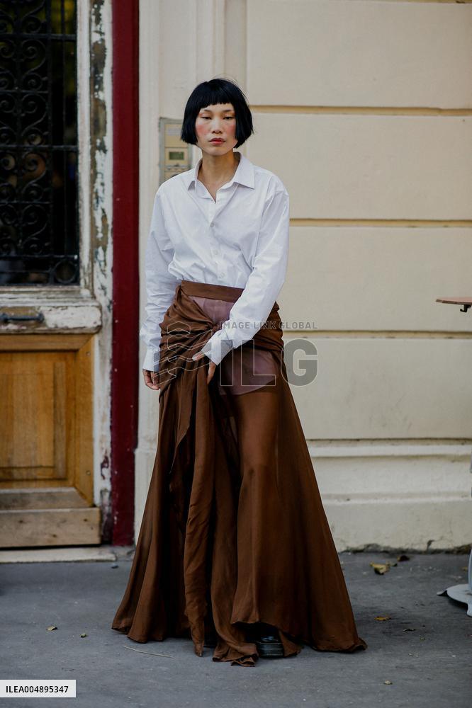 PFW - Mugler Street Style