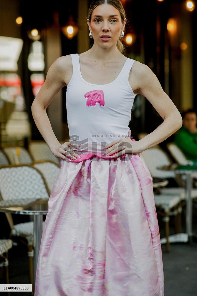 PFW - Mugler Street Style